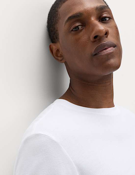 2 Pack Pure Cotton Long Sleeve T-Shirts