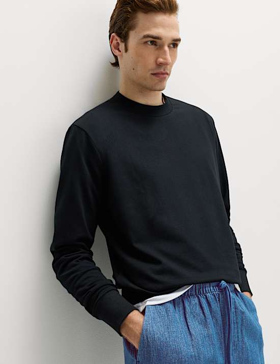 2 Pack Cotton Rich Crew Neck Sweatshirts