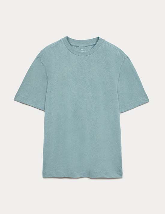 Relaxed Fit Linen T-Shirt