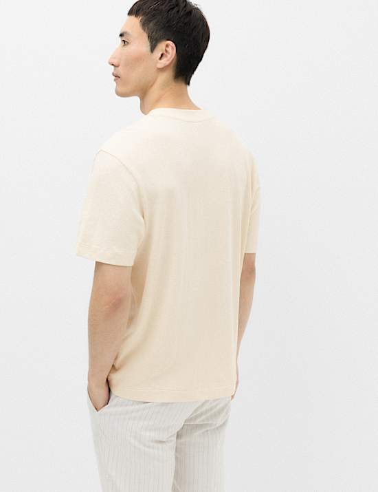 Relaxed Fit Linen T-Shirt