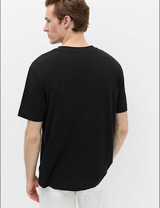 Relaxed Fit Linen T-Shirt