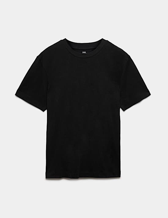 Relaxed Fit Linen T-Shirt