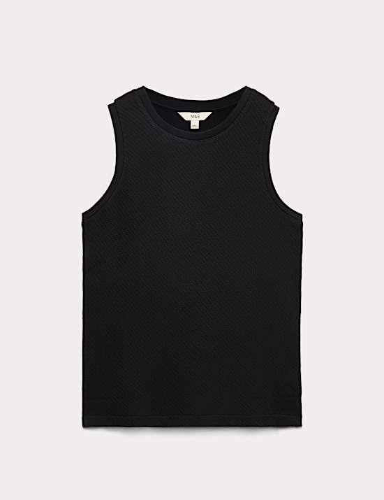 Cotton Rich Knitted Vest