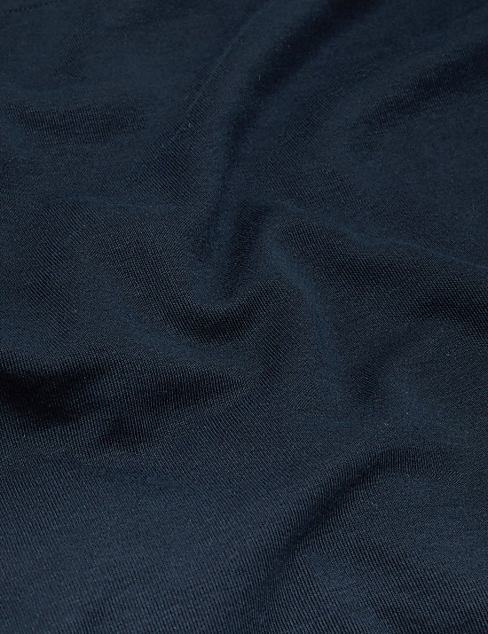 Cotton Blend Half Zip Sweatshirt