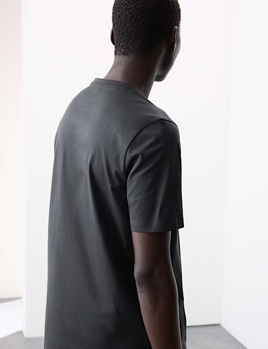 Pure Supima® Cotton Performance Crew Neck T-shirt