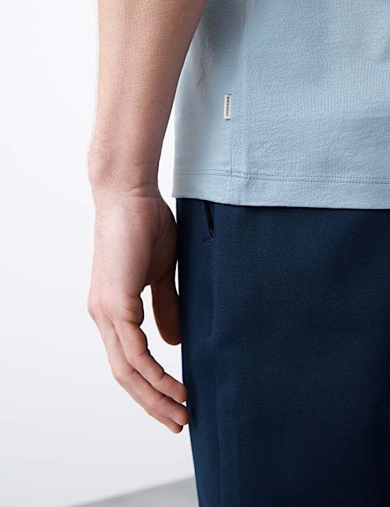 Kaus Oblong Kerah Bundar Performa Katun Supima&reg; Murni