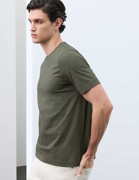 Pure Supima&reg; Cotton Performance Crew Neck T-shirt