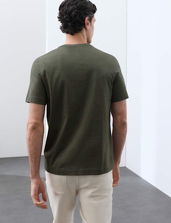 Pure Supima&reg; Cotton Performance Crew Neck T-shirt