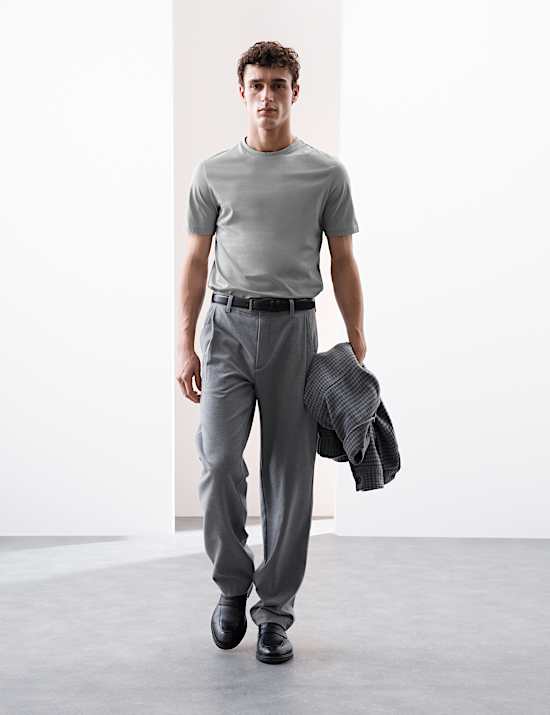 Pure Supima&reg; Cotton Performance Crew Neck T-shirt