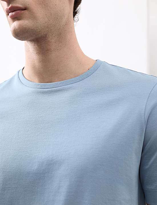 Pure Supima&reg; Cotton Performance Crew Neck T-shirt