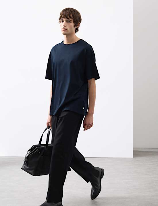 Pure Supima&reg; Cotton Performance Crew Neck T-shirt