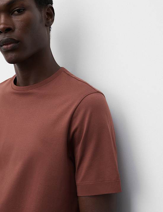 Camiseta de alto rendimiento con cuello redondo 100 % algod&oacute;n Supima&reg;