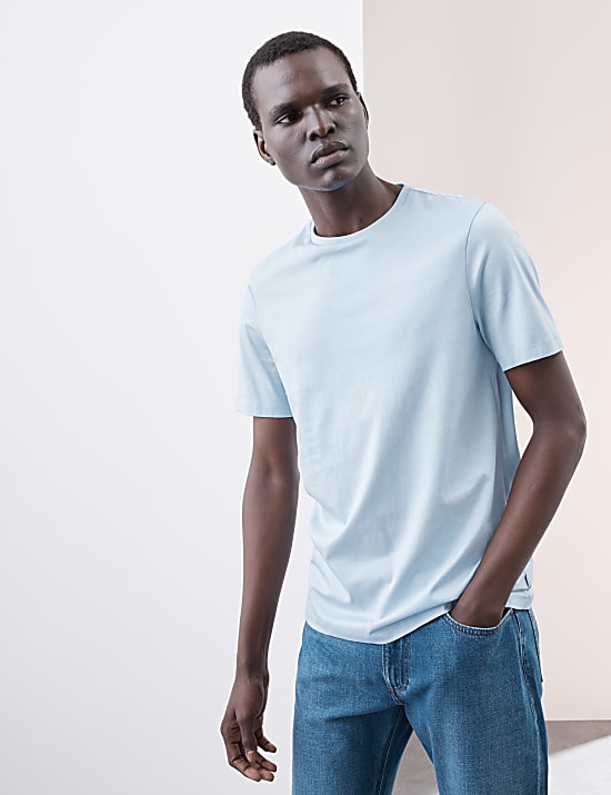 Pure Supima&reg; Cotton Performance Crew Neck T-shirt