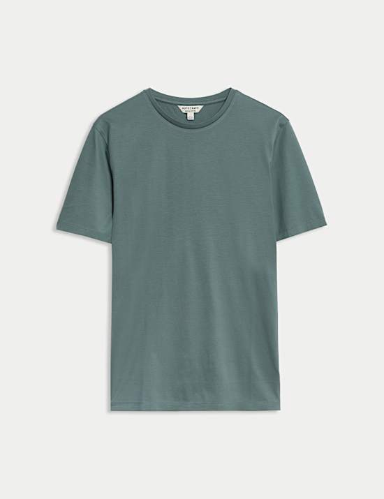 Pure Supima® Cotton Performance Crew Neck T-shirt