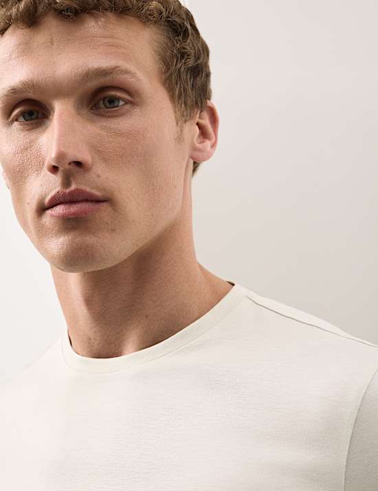 Pure Supima&reg; Cotton Performance Crew Neck T-shirt