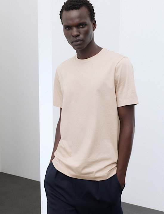 Pure Supima&reg; Cotton Performance Crew Neck T-shirt