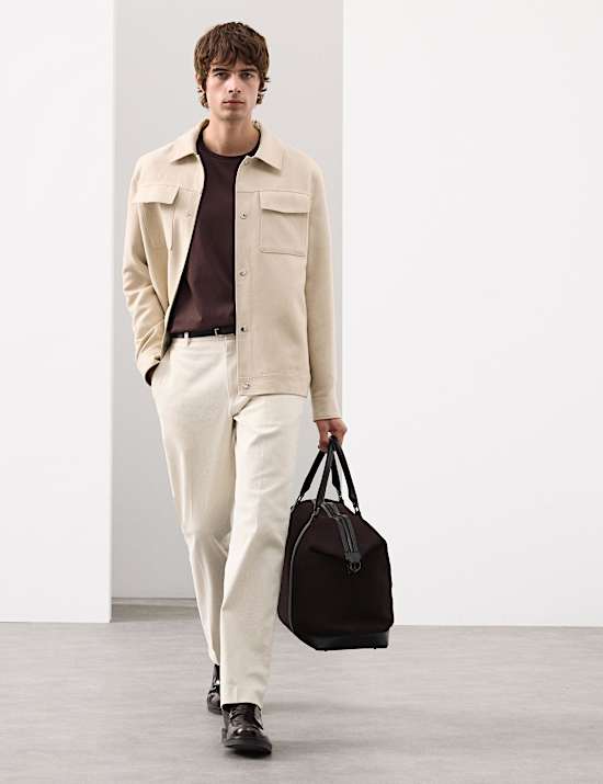 Performance-T-shirt met ronde hals van zuiver Supima®-katoen