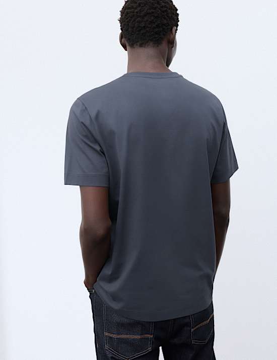 Camiseta de alto rendimiento con cuello redondo 100 % algod&oacute;n Supima&reg;