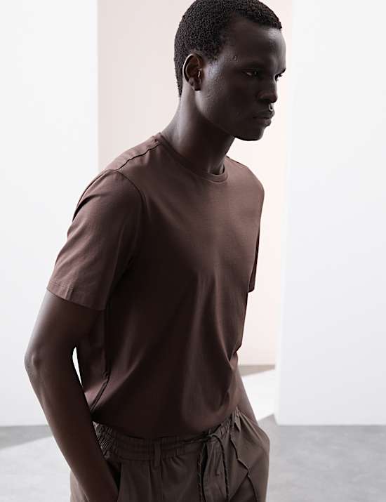 Pure Supima® Cotton Performance Crew Neck T-shirt