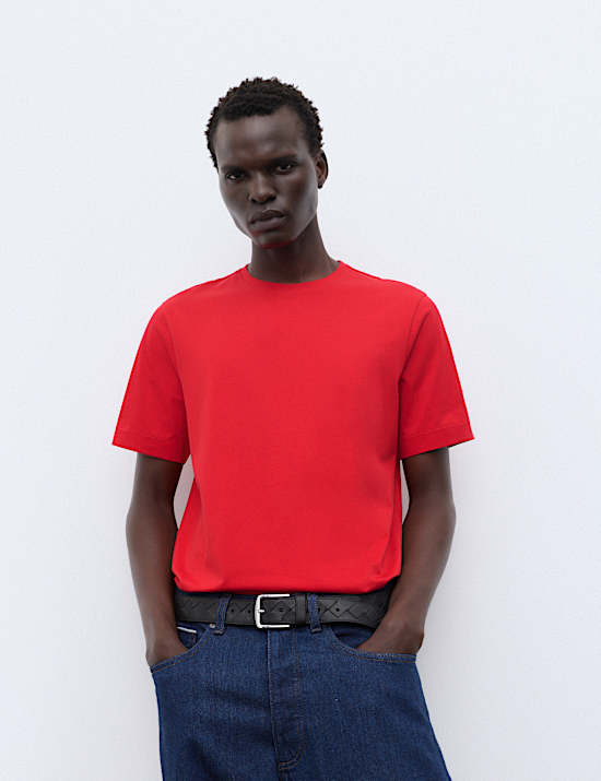 Pure Supima&reg; Cotton Performance Crew Neck T-shirt