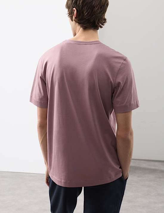 T-shirt Performance &agrave; col rond en 100 % coton Supima&reg;