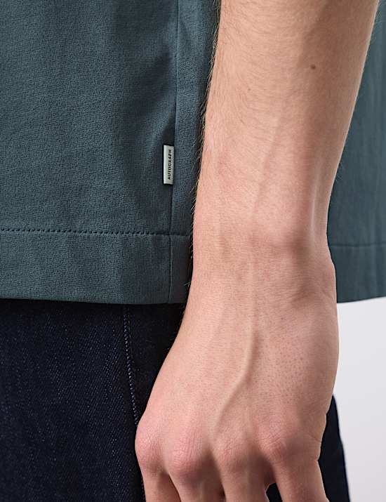 T-shirt Performance &mu;&epsilon; &kappa;&lambda;&epsilon;&iota;&sigma;&tau;ή &sigma;&tau;&rho;&omicron;&gamma;&gamma;&upsilon;&lambda;ή &lambda;&alpha;&iota;&mu;ό&kappa;&omicron;&psi;&eta; &alpha;&pi;ό 100% &beta;&alpha;&mu;&beta;ά&kappa;&iota; Supima&reg;