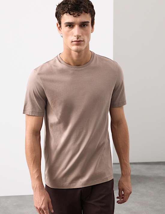 Pure Supima® Cotton Performance Crew Neck T-shirt