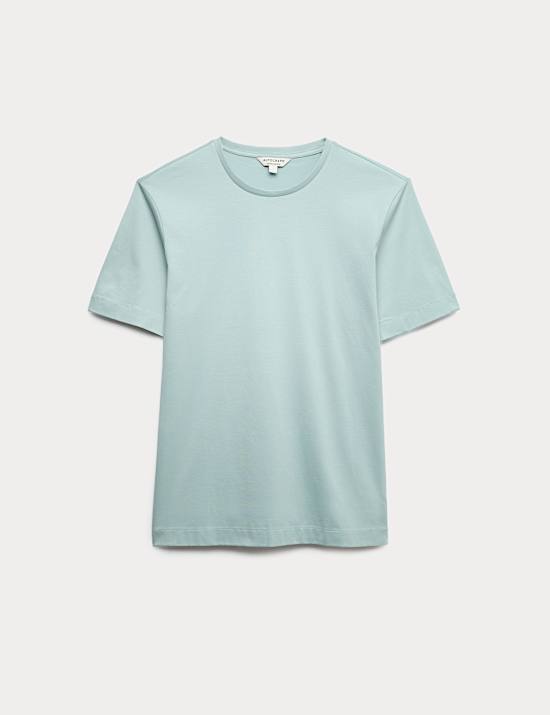 T-shirt Performance &agrave; col rond en 100 % coton Supima&reg;