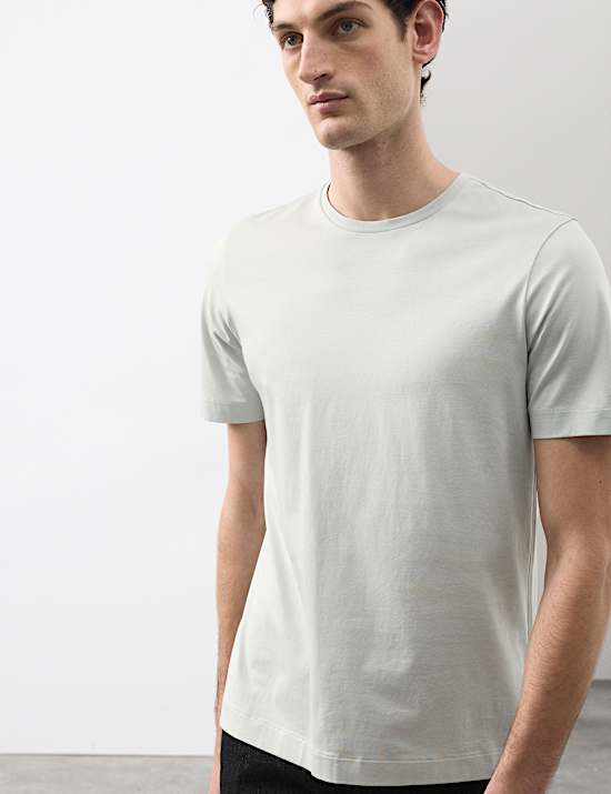 Pure Supima&reg; Cotton Performance Crew Neck T-shirt