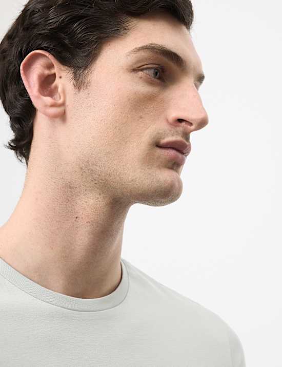 Pure Supima&reg; Cotton Performance Crew Neck T-shirt