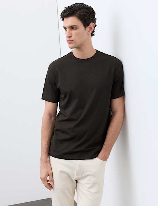 Pure Supima&reg; Cotton Performance Crew Neck T-shirt