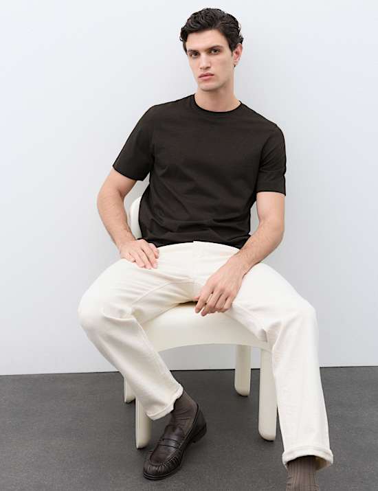 Pure Supima&reg; Cotton Performance Crew Neck T-shirt