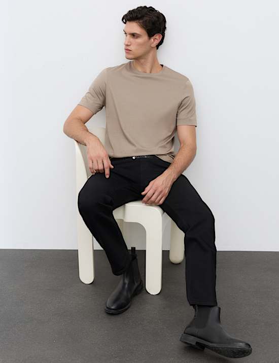 Pure Supima&reg; Cotton Performance Crew Neck T-shirt
