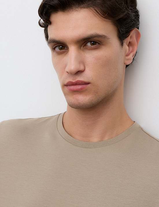 Pure Supima&reg; Cotton Performance Crew Neck T-shirt