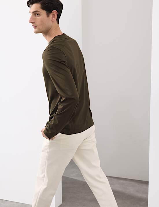 Sportliches T-Shirt aus reiner Supima®-Baumwolle