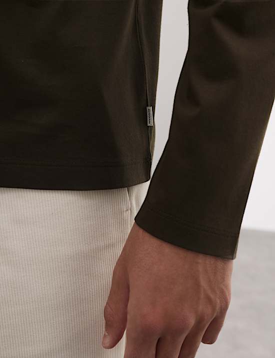 Sportliches T-Shirt aus reiner Supima®-Baumwolle