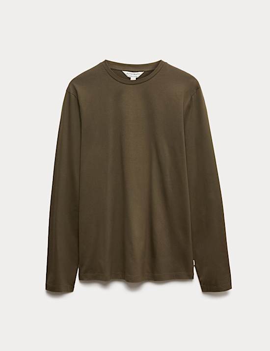 Sportliches T-Shirt aus reiner Supima®-Baumwolle