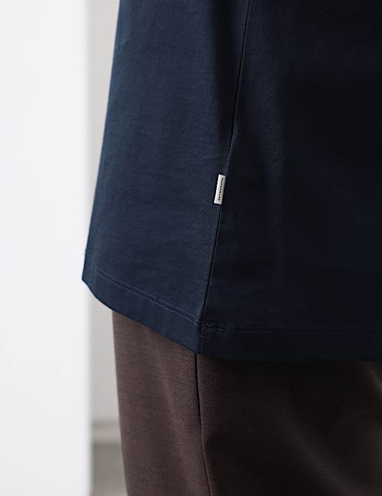 Koszulka z dekoltem w serek ze 100% bawełny Supima®