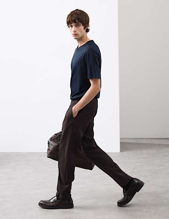 Koszulka z dekoltem w serek ze 100% bawełny Supima®