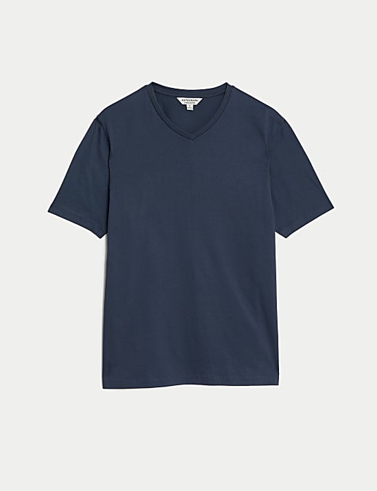 Pure Supima® Cotton V-Neck T-Shirt