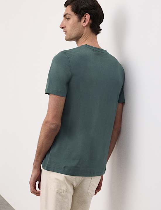 Pure Supima&reg; Cotton V-Neck T-Shirt