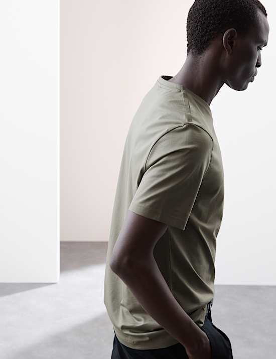 Pure Supima® Cotton V-Neck T-Shirt