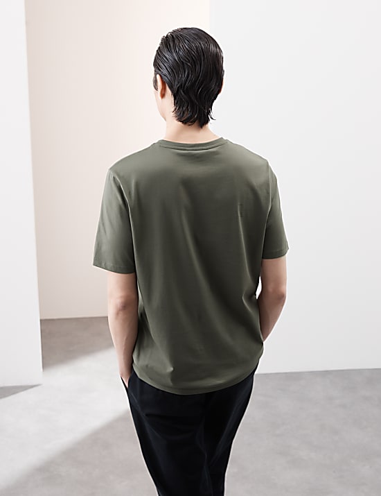 Pure Supima® Cotton V-Neck T-Shirt