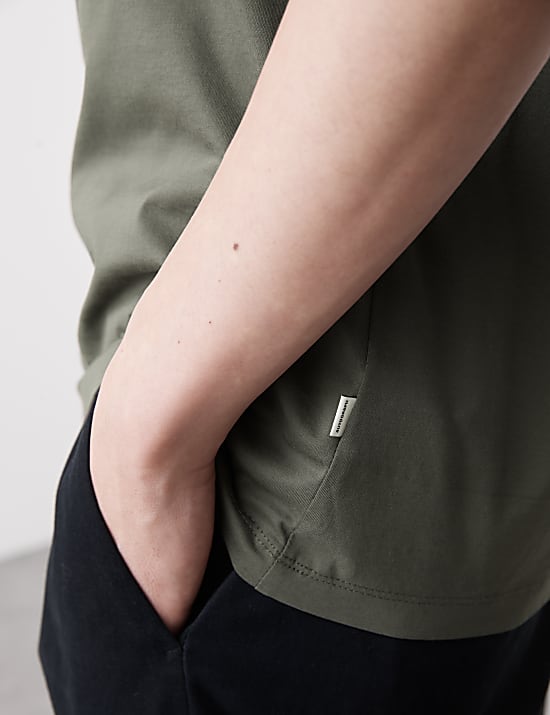 Pure Supima® Cotton V-Neck T-Shirt