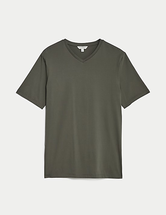 Pure Supima® Cotton V-Neck T-Shirt