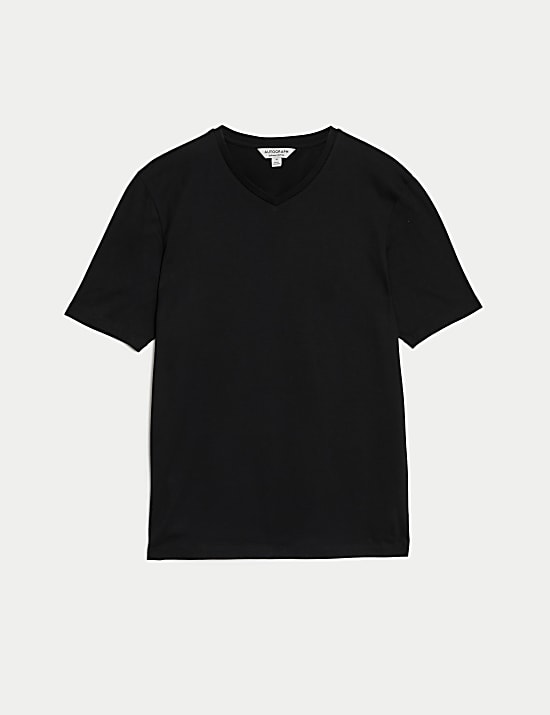 Pure Supima® Cotton V-Neck T-Shirt