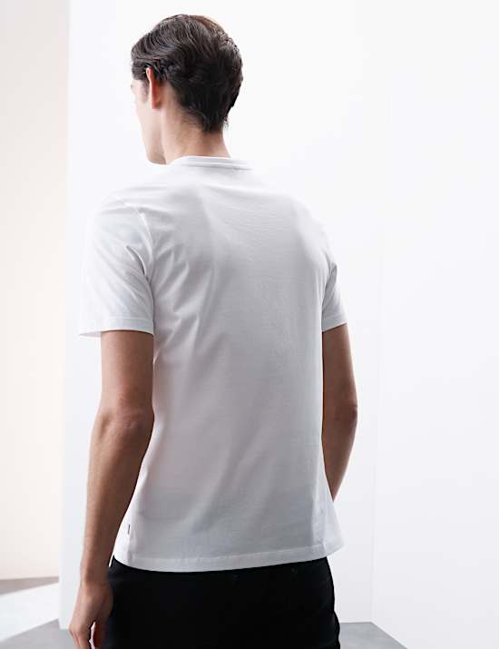 Pure Supima® Cotton V-Neck T-Shirt