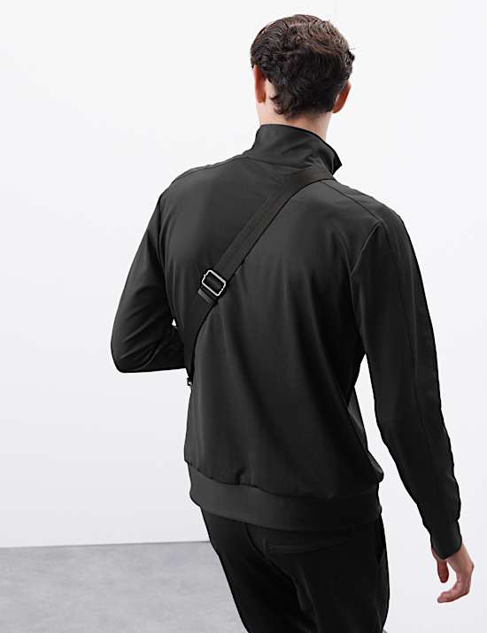 Funktions-Sweatshirt mit halblangem Reißverschluss