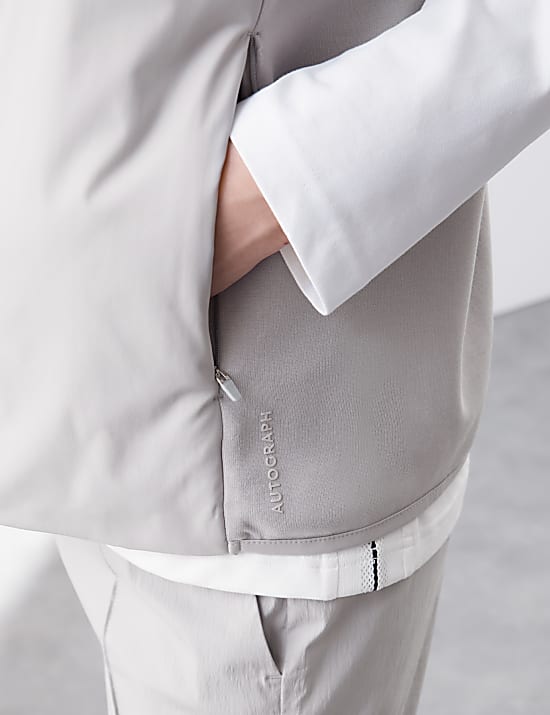 Funnel Neck Quilted Gilet