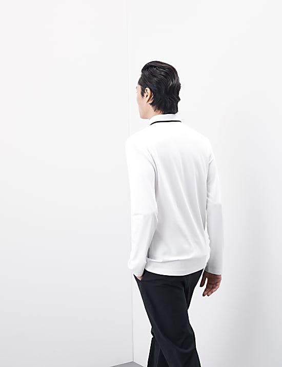 Cotton Rich Tipped Polo Shirt